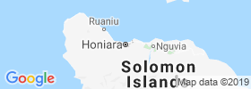 Honiara map